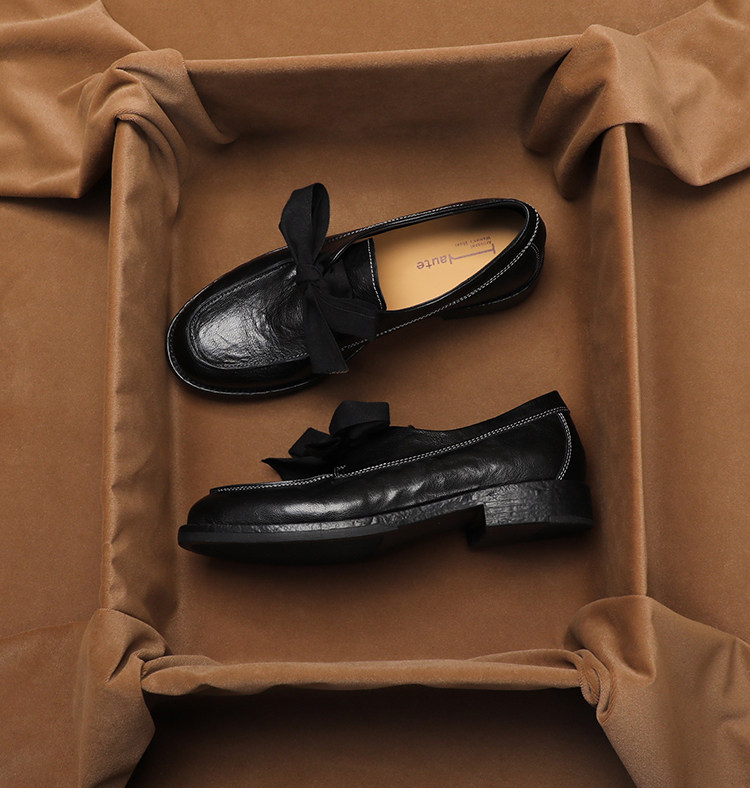 Loafer Flat Women - SHOEBOX ‌Vintage British-Style Loafers for Women