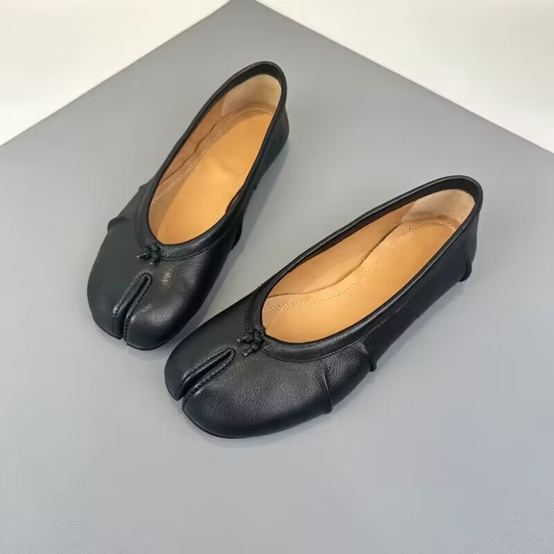 Loafer Flat Women - NEW Split Toe Flat Shoes Women