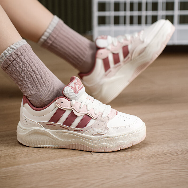 Women'S Shoes Pink Adidas - Adidas KH9028 Womens Low Top Platform