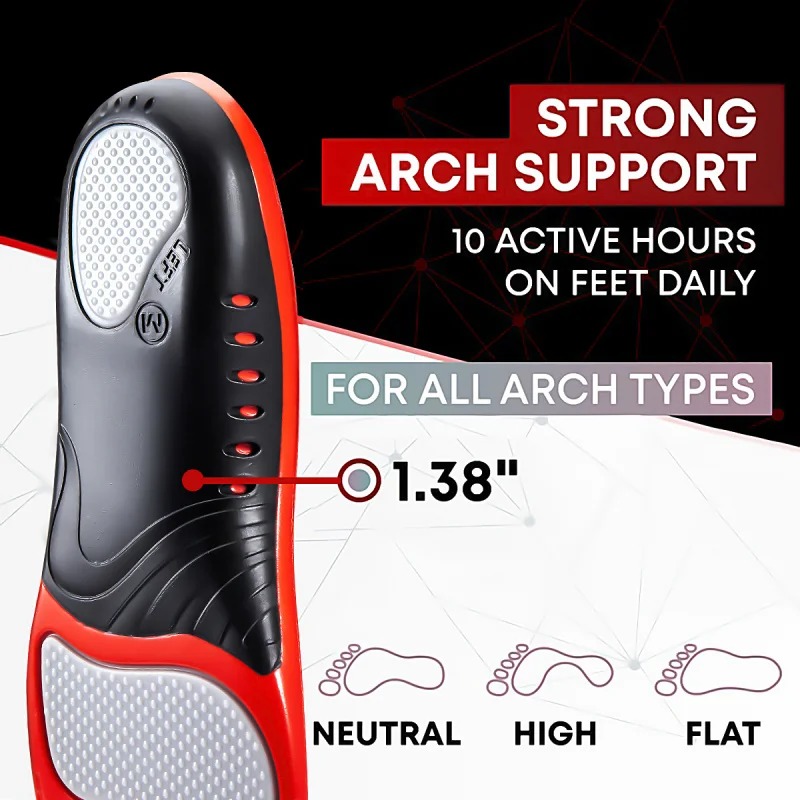 Women'S Shoes Plantar Fasciitis - Premium Silicone Gel Insoles for Shoe