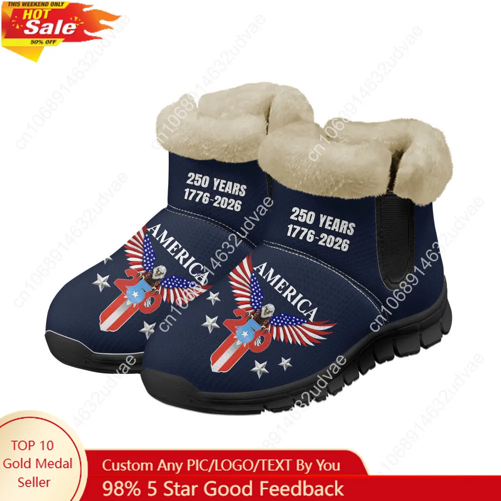 Women'S Shoes Casual Sneakers - America 250th Anniversary 1776-2026 Plush Shoes