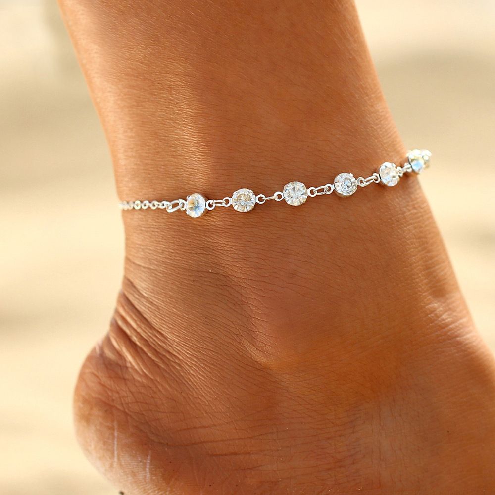 Gold Chain Sandal - Foot Ankle Gold Silver Birthday Gift