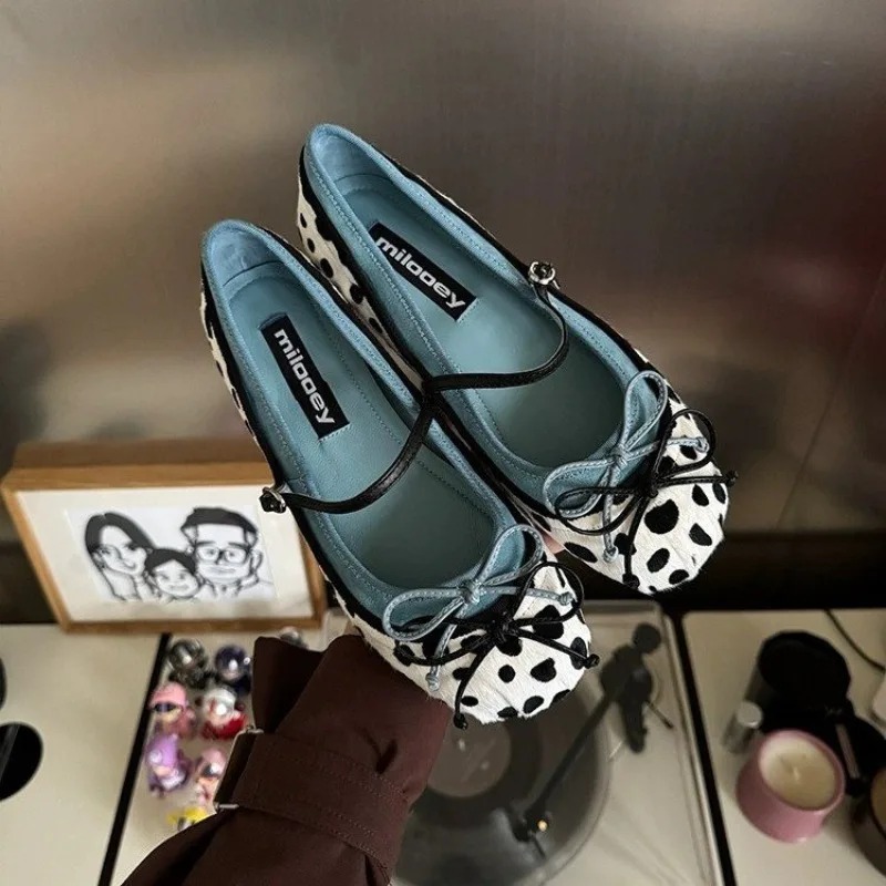 Women'S Shoes Everyday - 2026French Flat Bottomed Rotundity Toe Ballet