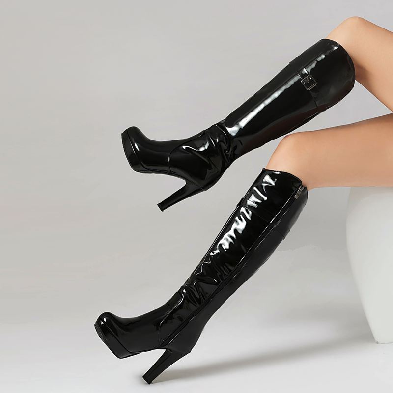 Zip Up Boots Short - REAVE CAT Fashion Female Knee High