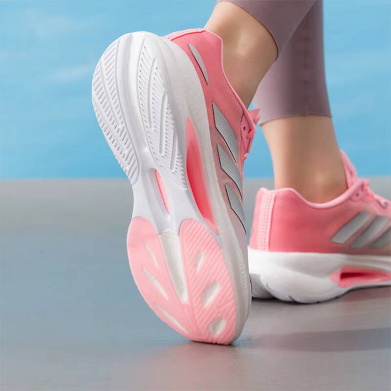 Women'S Shoes Pink Adidas - Popular Adidas Gradient Pink White Cushion