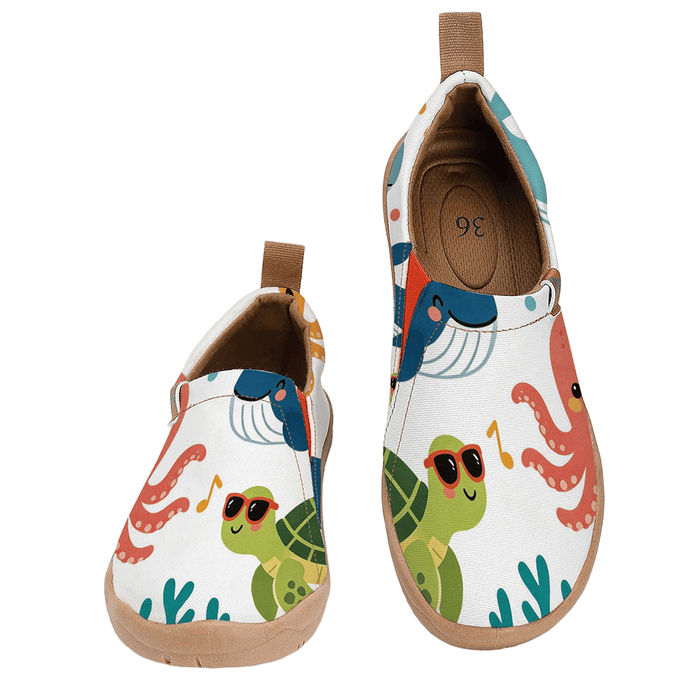 Women'S Shoes With Wide Toe Box - Women's Wide Toe Box Fun Cartoon