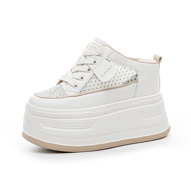 12CM Air Mesh Genuine Leather  - Women Shoes Japanese Brand recension och pris