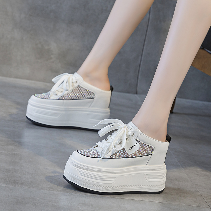 12CM Air Mesh Genuine Leather  - Women Shoes Japanese Brand recension och pris