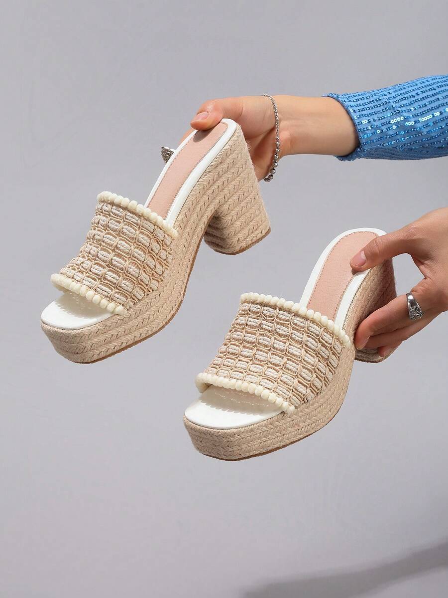 Women's Rope Platform Wedge Sa - Cork Wedge Sandal recension och pris