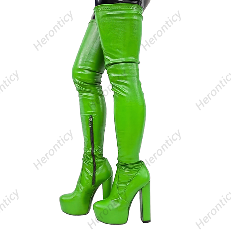Heronticy Handmade Women Sprin - Zip Up Boots Short recension och pris
