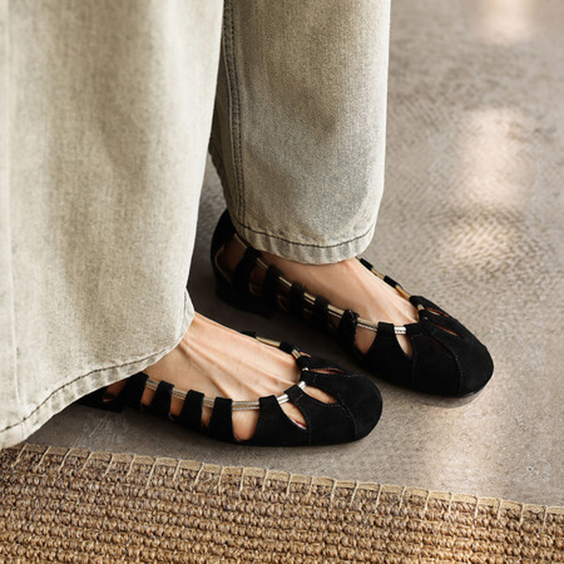 2026 Autumn Women Cutout Caged - Loafer Flat Women recension och pris