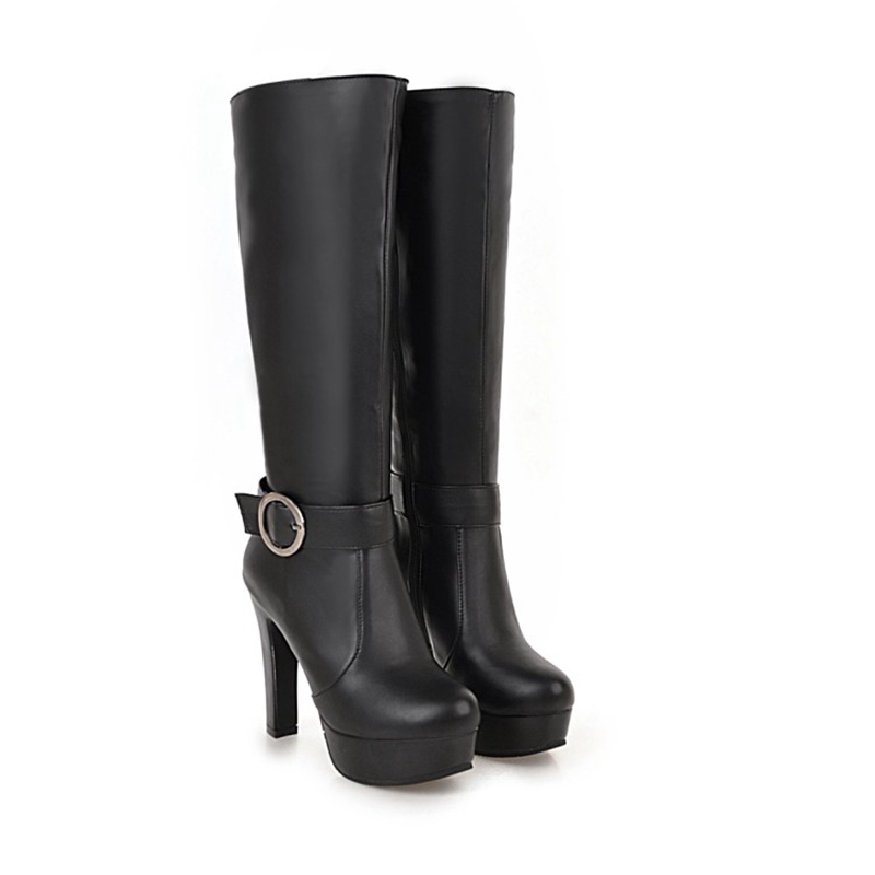 Knee High Boots Women Fashion  - Zip Up Boots Short recension och pris