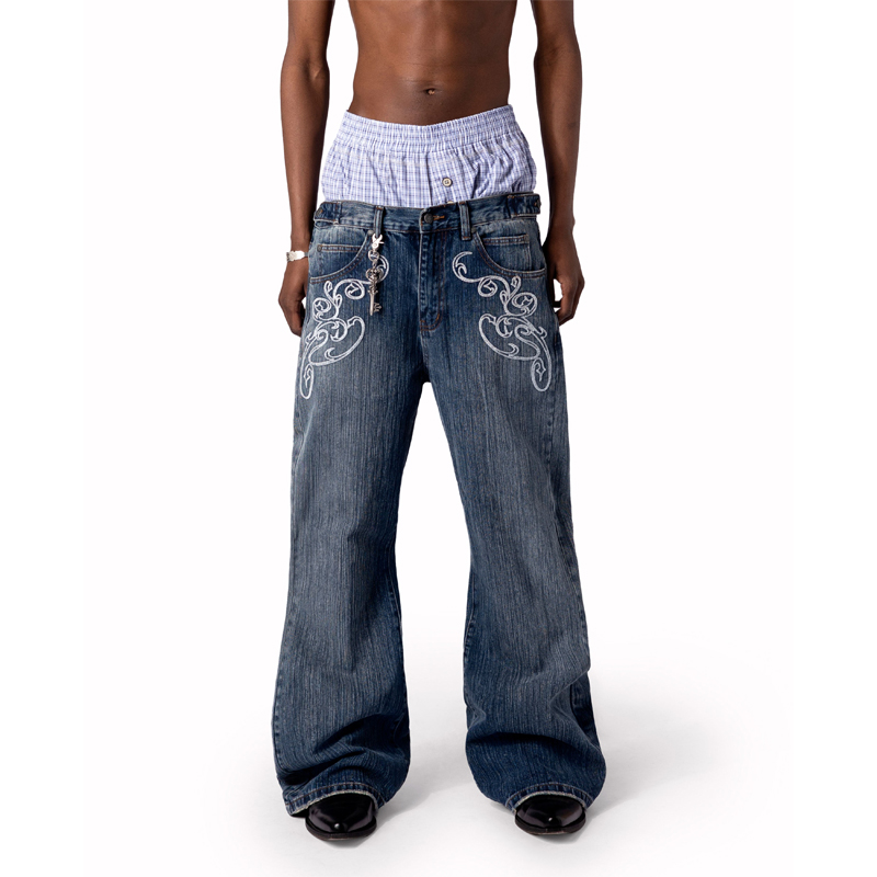 Y2k Blue Opening Bootcut Jeans - Women Shoes Jeans recension och pris