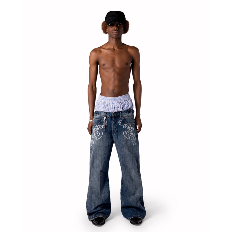 Y2k Blue Opening Bootcut Jeans - Women Shoes Jeans recension och pris