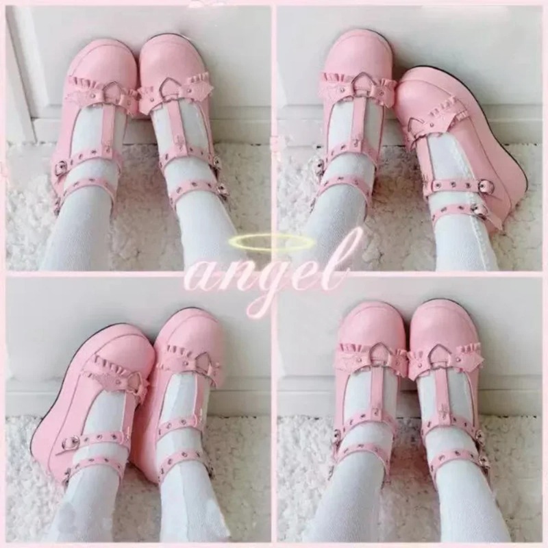 New Sweet Heart Buckle Wedges  - Women Shoes Casual recension och pris