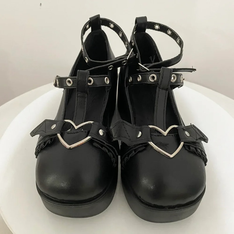 New Sweet Heart Buckle Wedges  - Women Shoes Casual recension och pris
