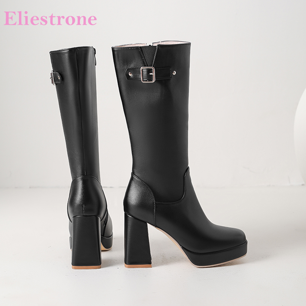 2026 Winter Sexy Women Knee Hi - Zip Up Boots Short recension och pris