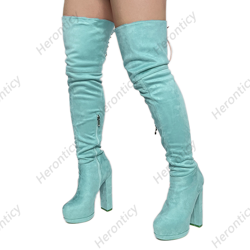 Heronticy Handmade Women Winte - Zip Up Boots Short recension och pris