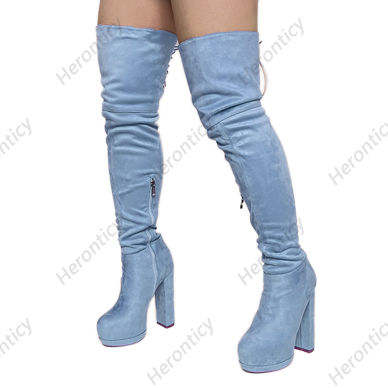 Heronticy Handmade Women Winte - Zip Up Boots Short recension och pris