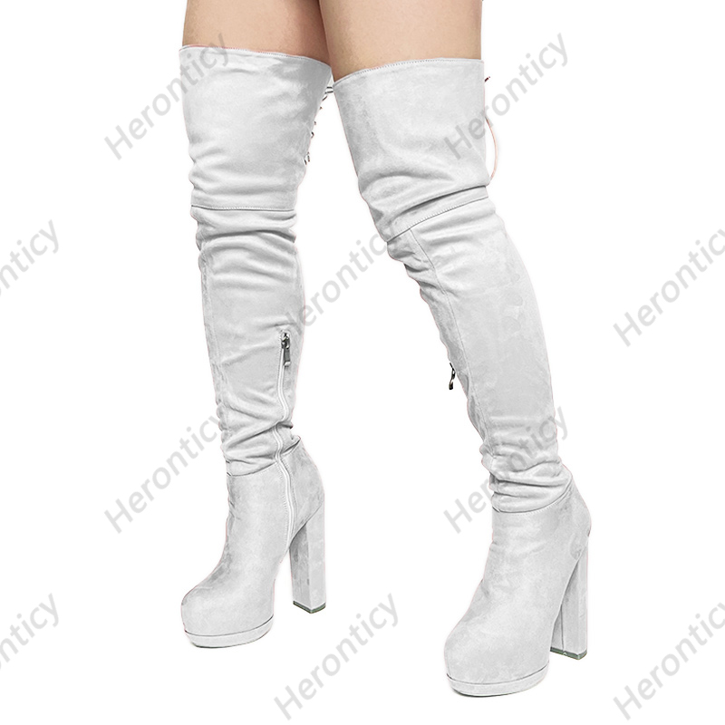 Heronticy Handmade Women Winte - Zip Up Boots Short recension och pris