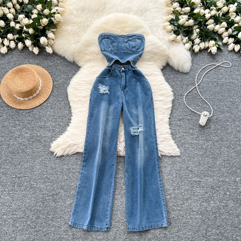 Denim Jumpsuits Women One Piec - Women Shoes Jeans recension och pris