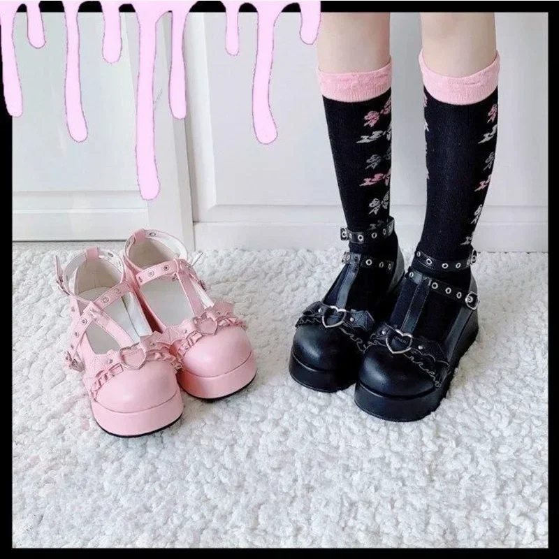New Brand Girls Platform Wedge - Women Shoes Japanese Brand recension och pris