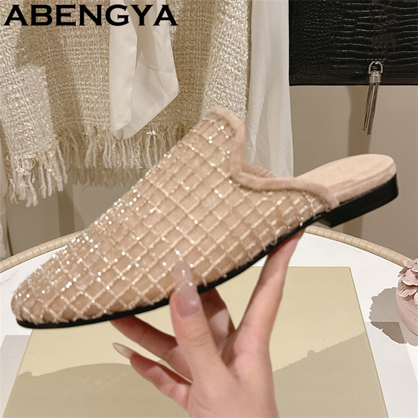 Shiny Lace Mesh Round Toe Flat - Loafer Flat Women recension och pris