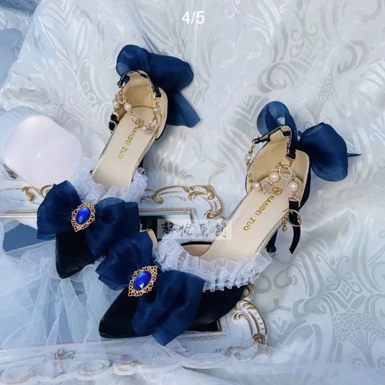 Lolita High Heels Shoes Elegan - Court Heel Pointed recension och pris