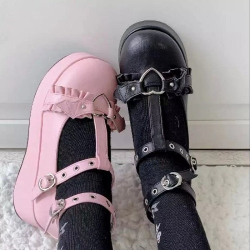New Brand Girls Platform Wedge - Women Shoes Japanese Brand recension och pris