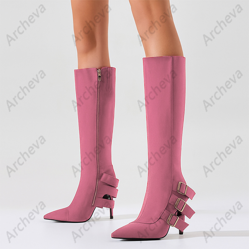 Archeva Handmade Brown Knee-Hi - Zip Up Boots Short recension och pris