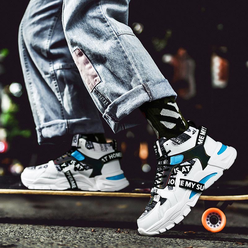 Large Size High Top Chunky Man - Women Shoes Japanese Brand recension och pris