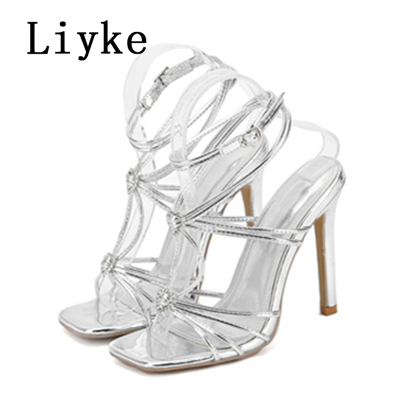 Liyke Summer Blue Denim Sandal - Women Shoes Jeans recension och pris