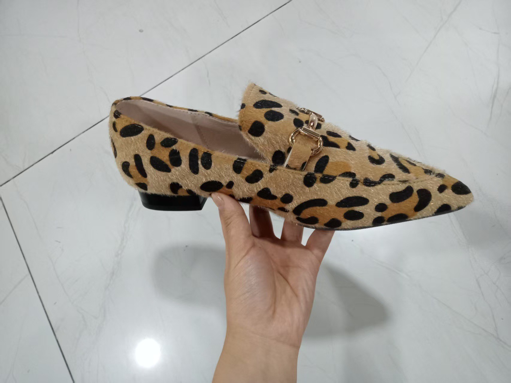 Large Size 40-43 Leopard Print - Mule Slip On recension och pris