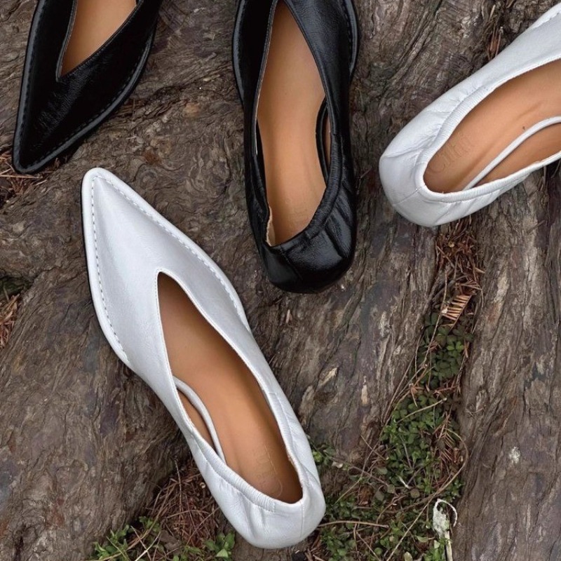 2025 New Pointed Toe Single Sh - Mule Slip On recension och pris