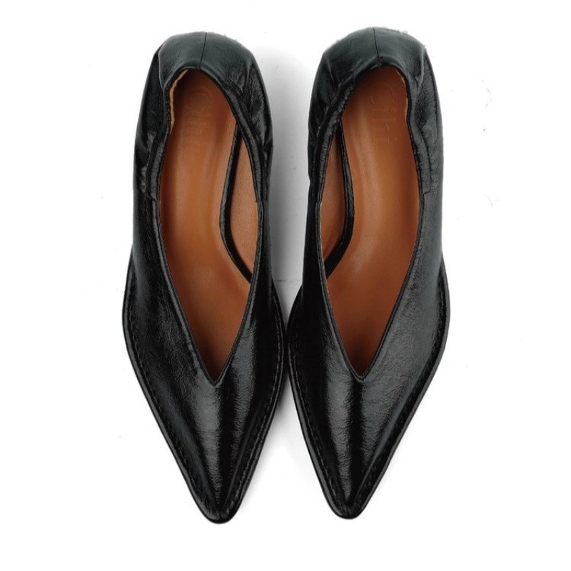 2025 New Pointed Toe Single Sh - Mule Slip On recension och pris