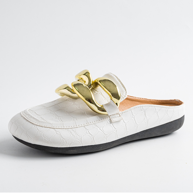 Fashion Women Slippers Plus Si - Gold Chain Sandal recension och pris