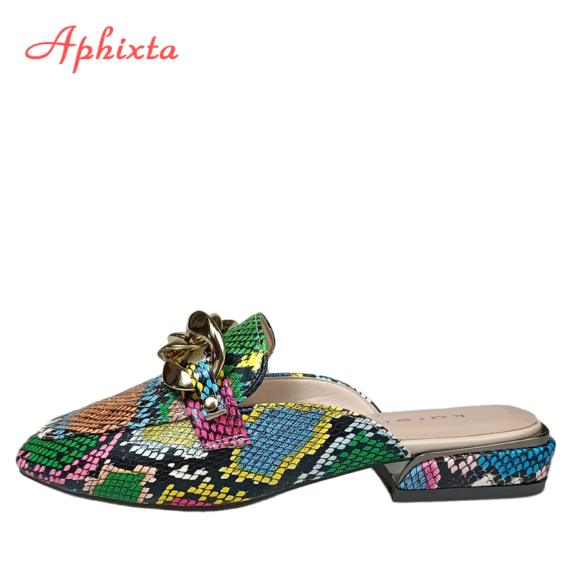 Aphixta Summer New Chain Women - Gold Chain Sandal recension och pris
