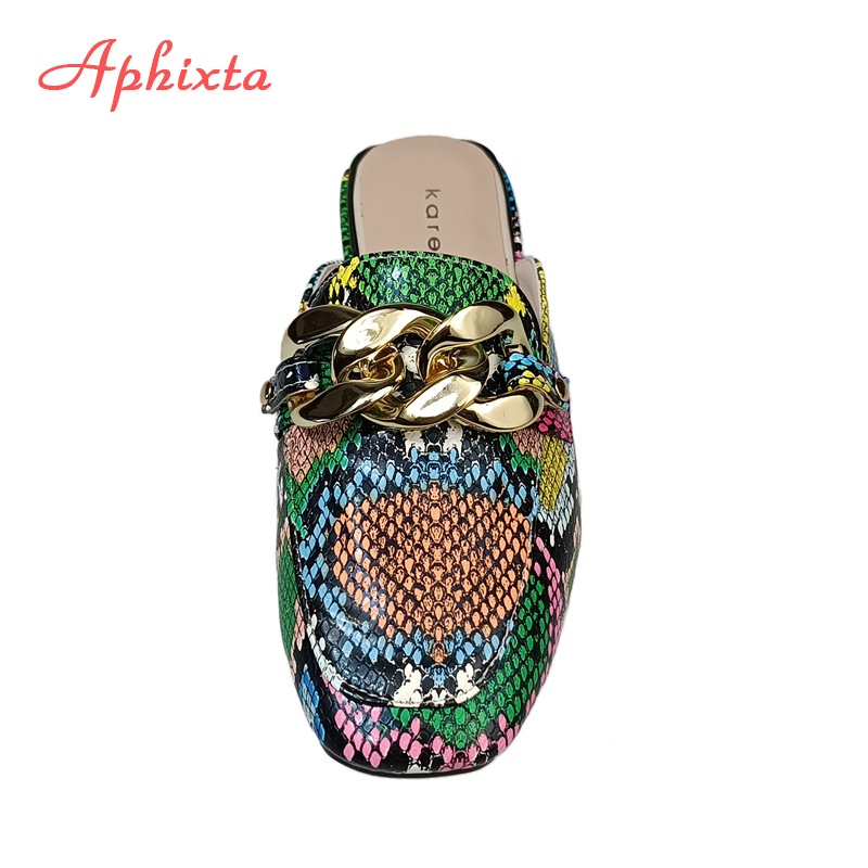 Aphixta Summer New Chain Women - Gold Chain Sandal recension och pris