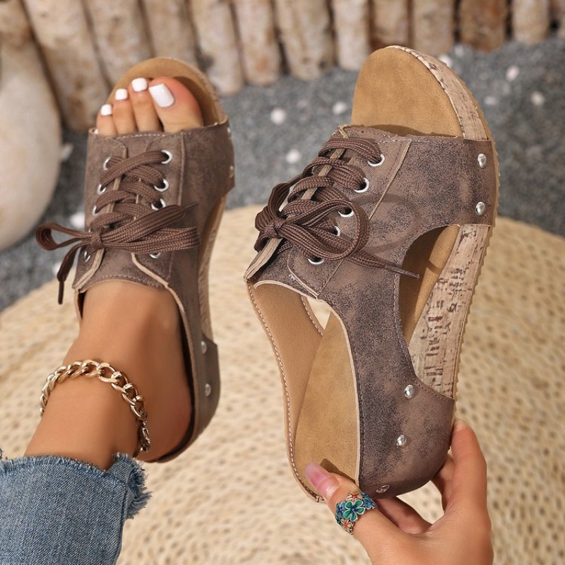 Women's Sandals Wedge Open Toe - Cork Wedge Sandal recension och pris