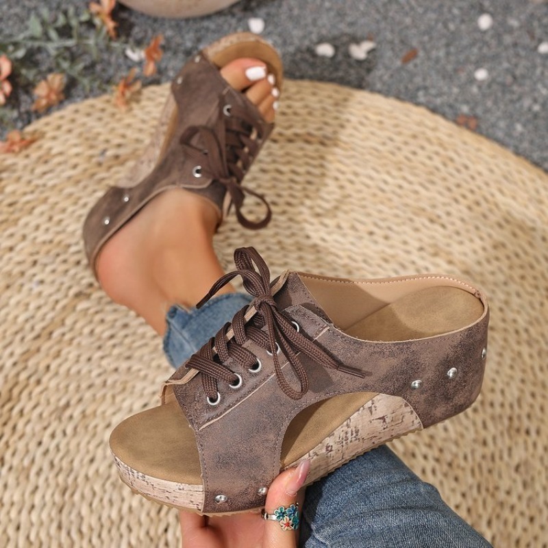 Women's Sandals Wedge Open Toe - Cork Wedge Sandal recension och pris