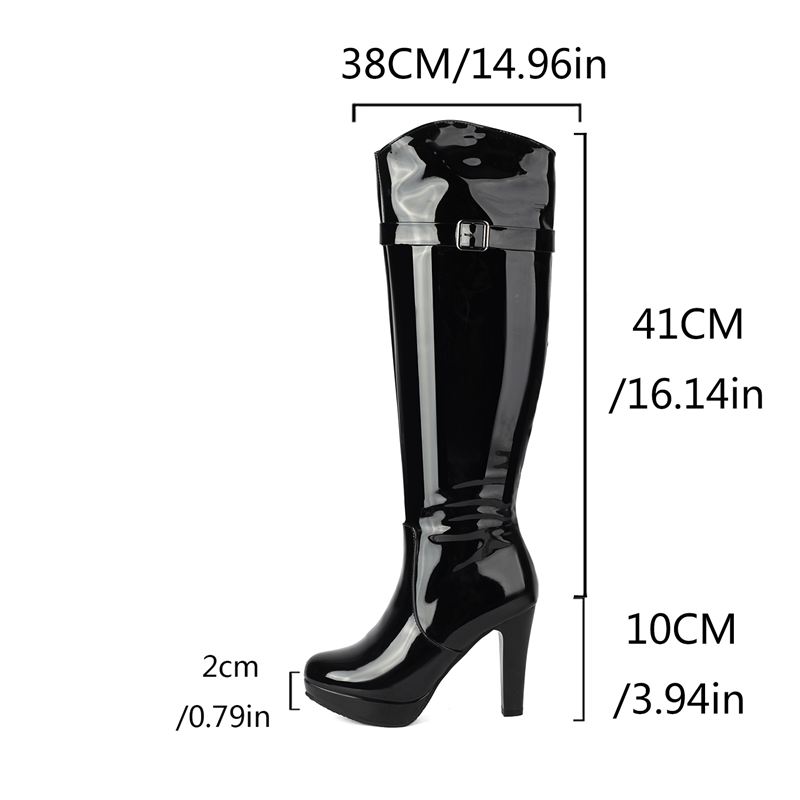 REAVE CAT Fashion Female Knee  - Zip Up Boots Short recension och pris