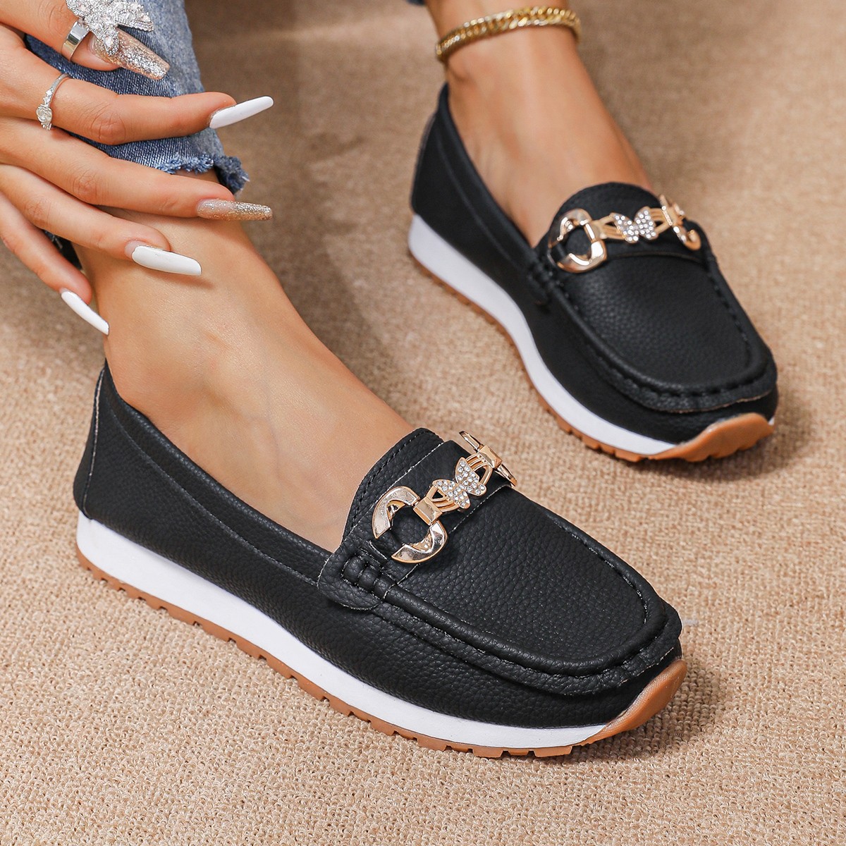 2026 New Women Flats Spring Au - Loafer Flat Women recension och pris