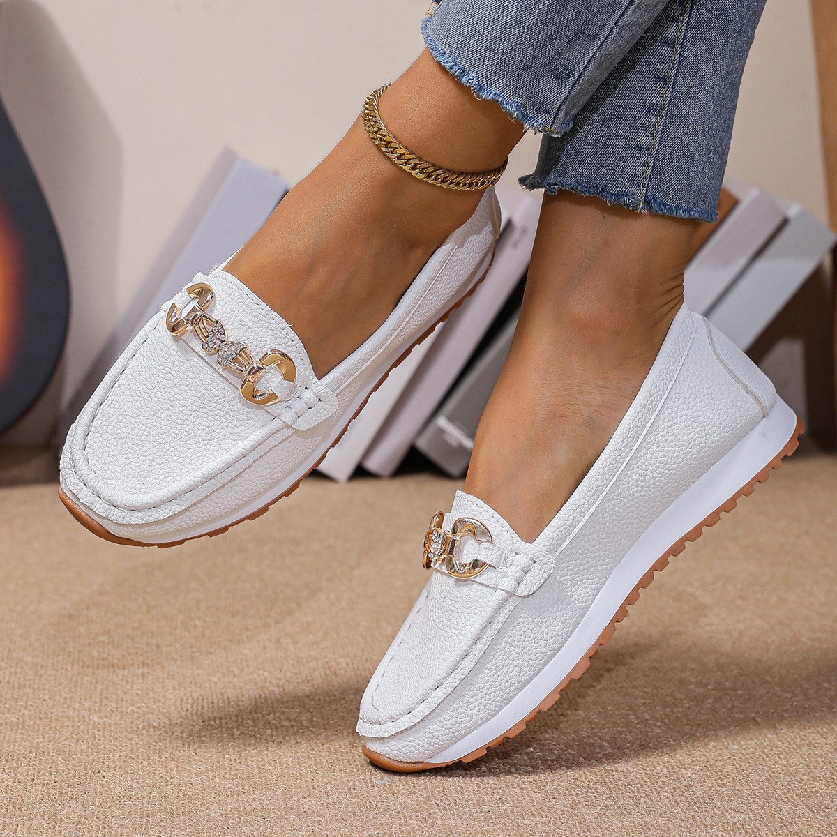 2026 New Women Flats Spring Au - Loafer Flat Women recension och pris