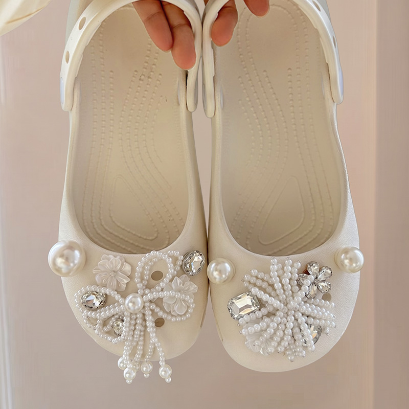 Elegant Pearl Bowknot Soft Sol - Women Shoes Japanese Brand recension och pris