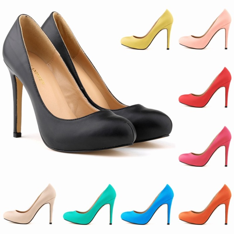 Large Size 42 Women Pumps Thin - Court Heel Pointed recension och pris