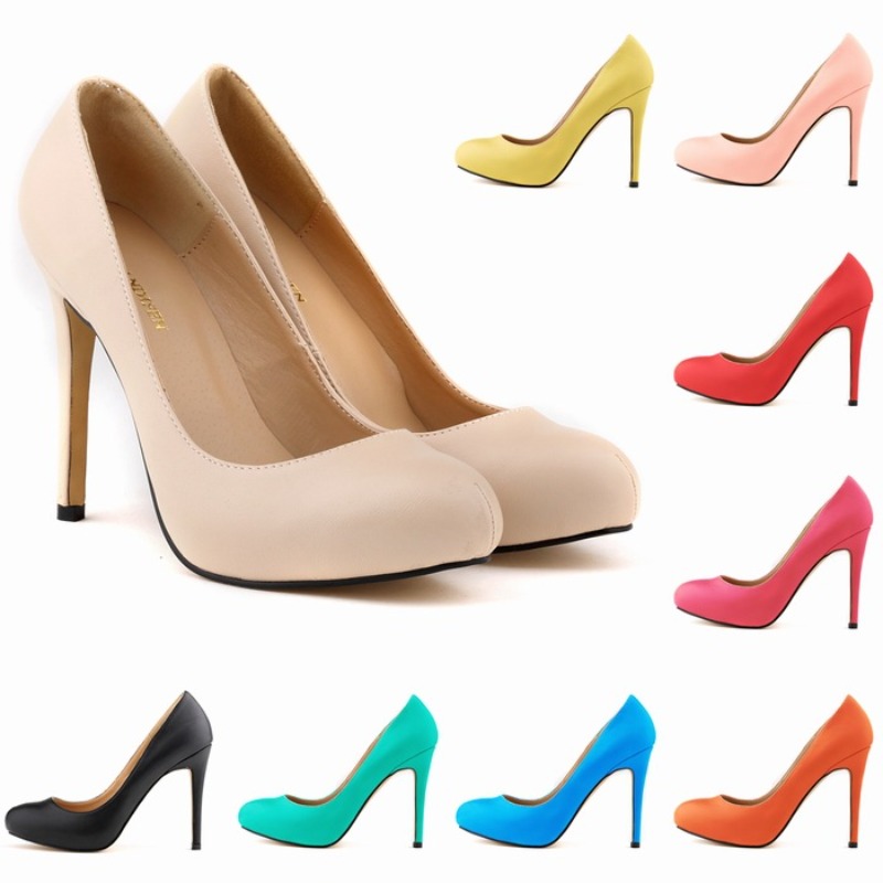 Large Size 42 Women Pumps Thin - Court Heel Pointed recension och pris
