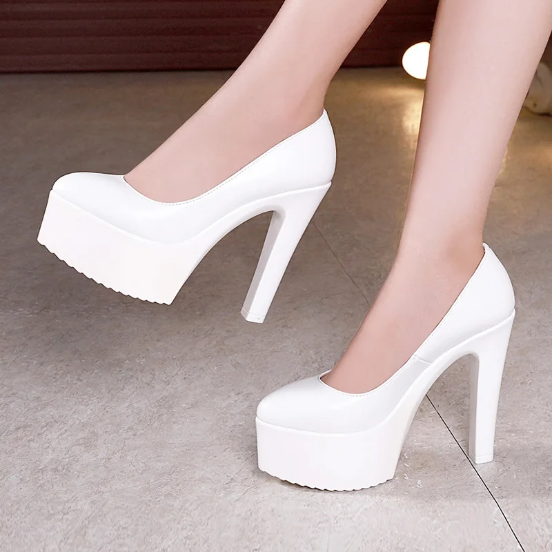 Plus Size 32 43 Platform Catwa - Court Heel Pointed recension och pris