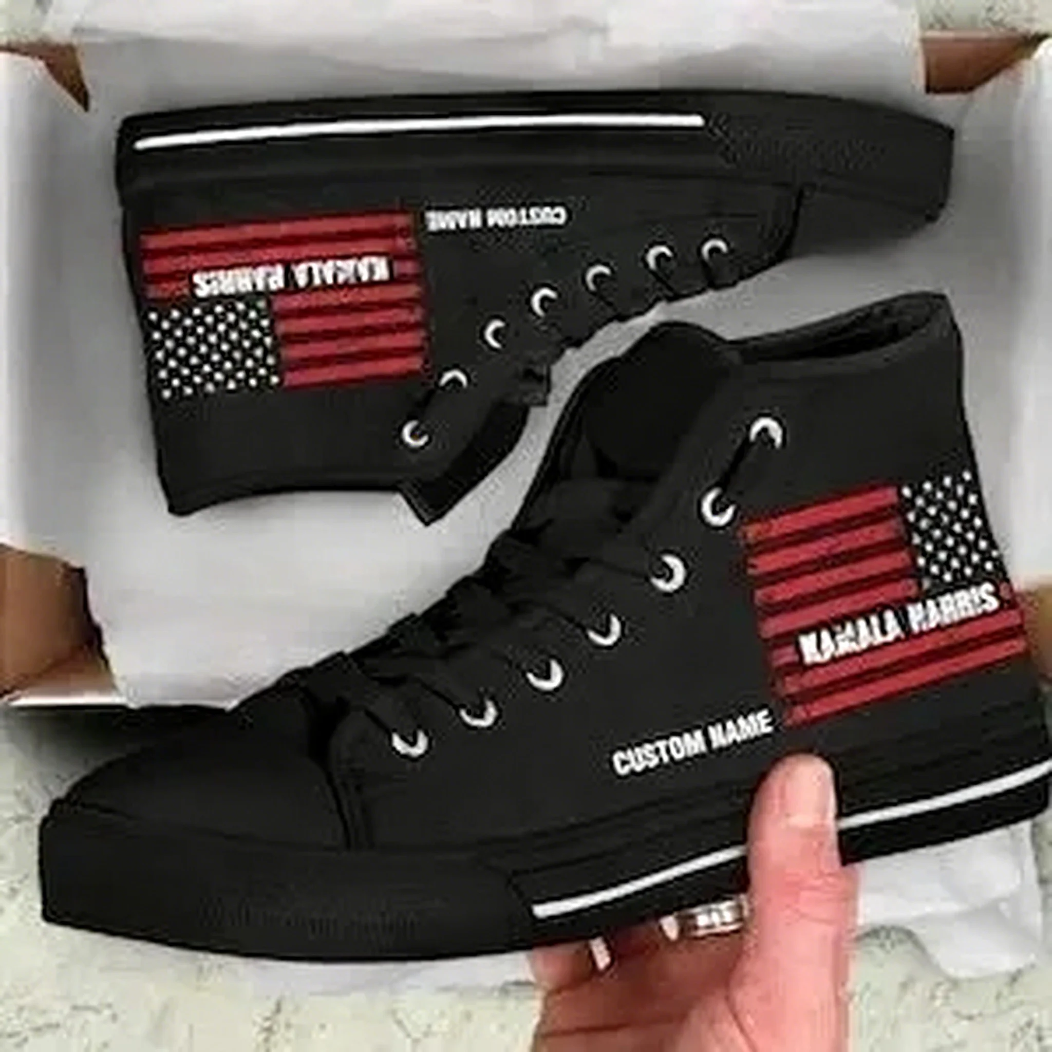 Elections Custom Name High Top - Women Shoes Name recension och pris
