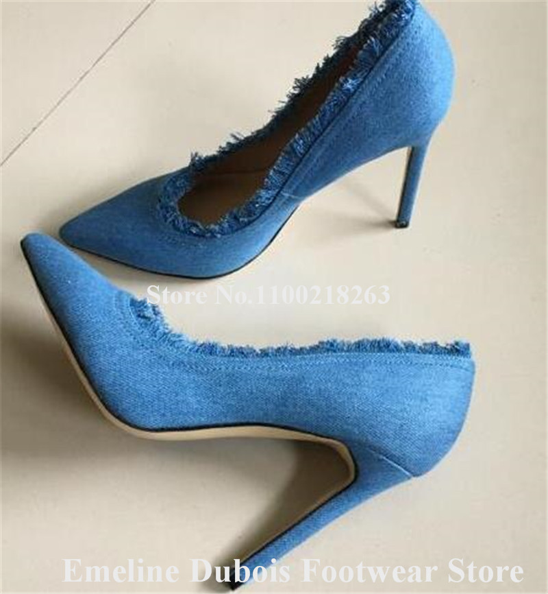 Fashion Denim Pumps Emeline Du - Women Shoes Jeans recension och pris