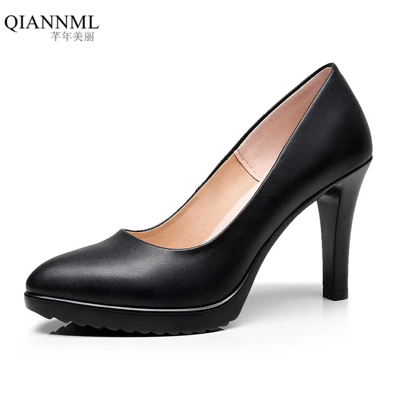 8cm Small Size 32-43 Fashion E - Court Heel Pointed recension och pris